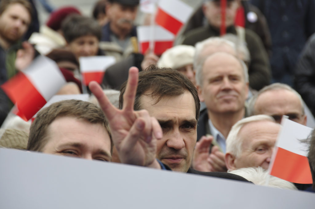 Na wiecu wyborczym Andrzeja Dudy w Poznaniu