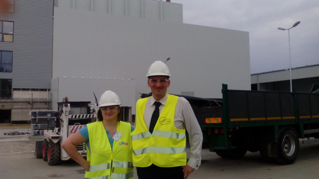 Podczas wizyty delegacji z Islandii na budowie spalarni śmieci w Poznaniu